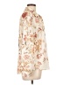 Unbranded Floral Ivory Long Sleeve Blouse Size L - photo 4