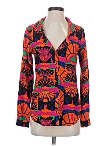 Never Fully Dressed Long Sleeve Blouse (view 1)
