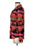 Never Fully Dressed 100% Viscose Print Orange Long Sleeve Blouse Size 2 - photo 5
