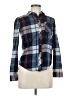BDG 100% Baumwolle Plaid Blue Long Sleeve Button-Down Shirt Size XS - photo 1