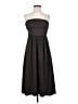 J.Crew 100% Silk Black Brown Cocktail Dress Size 8 - photo 1