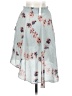Unbranded Floral Blue Casual Skirt Size S - photo 2