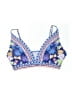 Unbranded Print Blue Swimsuit Top Size 2X (estimated) - photo 1