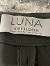 Luna Solid Black Casual Pants Size XL - photo 4