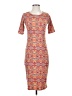Lularoe Print Orange Casual Dress Size XS - photo 1