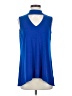 CeCe Blue Sleeveless Top Size S - photo 1