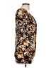 Perseption Concept Brown Short Sleeve Blouse Size L (estimated) - photo 4