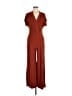Forever 21 Solid Brown Jumpsuit Size M - photo 1