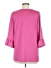 Hue Pink 3/4 Sleeve Top Size M - photo 2