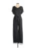 Maison Tara Metallic Black Jumpsuit Size 10 - photo 1