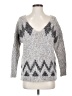 Wallace Chevron-herringbone Silver Gray Pullover Sweater Size XS - photo 1