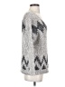 Wallace Chevron-herringbone Silver Gray Pullover Sweater Size XS - photo 4