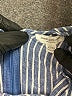 BeachLunchLounge Stripes Blue Jumpsuit Size XS - photo 4