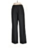 Larry Levine Stripes Black Dress Pants Size 10 - photo 2
