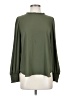 Ann Taylor LOFT 100% Polyester Green Long Sleeve Blouse Size S - photo 1