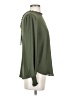 Ann Taylor LOFT 100% Polyester Green Long Sleeve Blouse Size S - photo 4