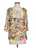 Lavish 100% Polyester Ivory 3/4 Sleeve Blouse Size L - photo 1