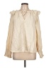 Old Navy 100% Cotton Ivory Long Sleeve Blouse Size L - photo 1