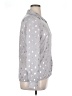 Unbranded Polka Dots Silver Long Sleeve Blouse Size XL - photo 4