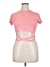 Flirtitude Pink Short Sleeve Top Size XL - photo 1