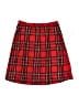 Saks Fifth Avenue 100% Polyester Plaid Red Skirt Size 10 - photo 2