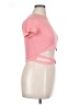 Flirtitude Pink Short Sleeve Top Size XL - photo 4