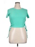 Flirtitude Green Short Sleeve Top Size XL - photo 1