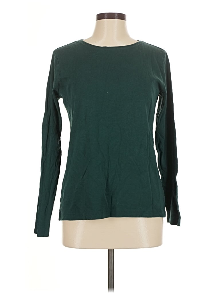 Pre-owned Croft & Barrow Long Sleeve T-shirt In Green