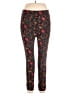 Lularoe Floral Black Leggings Size 1X (Tall & Curvy) - photo 1
