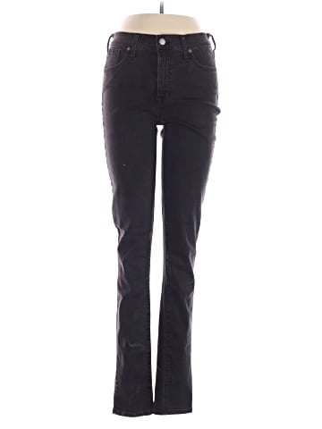 Madewell Taller 9" Mid-Rise Skinny Jeans in Lunar Wash (view 1)