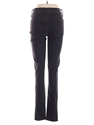 Madewell Taller 9" Mid-Rise Skinny Jeans in Lunar Wash (view 2)