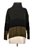 Curio Color Block Green Turtleneck Sweater Size M - photo 1