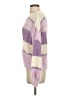 Shein 100% Polyester Color Block Purple Pullover Sweater Size S - photo 5