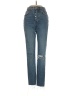 We the Free 100% Cotton Hearts Blue Jeans Size 25 waist - photo 1
