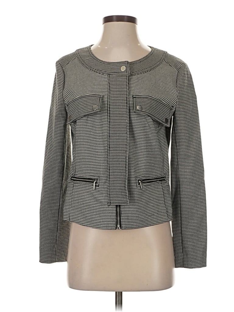 Pre-owned Jones New York Jacket In Gray