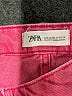 Zara Hearts Pink Denim Shorts Size 16 - photo 3