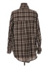 Love Notes Plaid Brown Long Sleeve Blouse Size M - photo 2