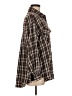 Love Notes Plaid Brown Long Sleeve Blouse Size M - photo 4