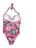 Unbranded Tropical Pink One Piece Swimsuit Size L - photo 2
