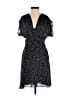 Equipment Polka Dots Black Casual Dress Size 2 - photo 1
