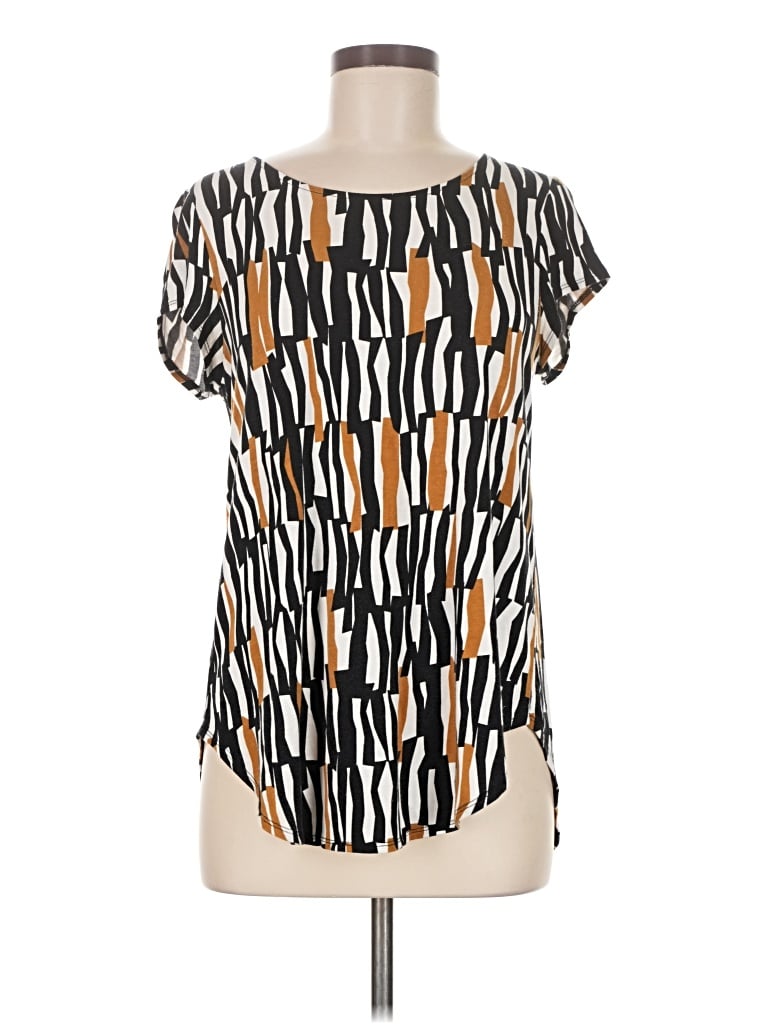 Pre-owned Alfani Short Sleeve Blouse In Orange