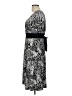 Connected Apparel Paisley Gray Casual Dress Size 10 - photo 5