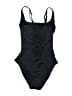 Unbranded Solid Black One Piece Swimsuit Size XS (estimated) - photo 2