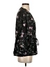 Express 100% Polyester Black 3/4 Sleeve Blouse Size S - photo 4