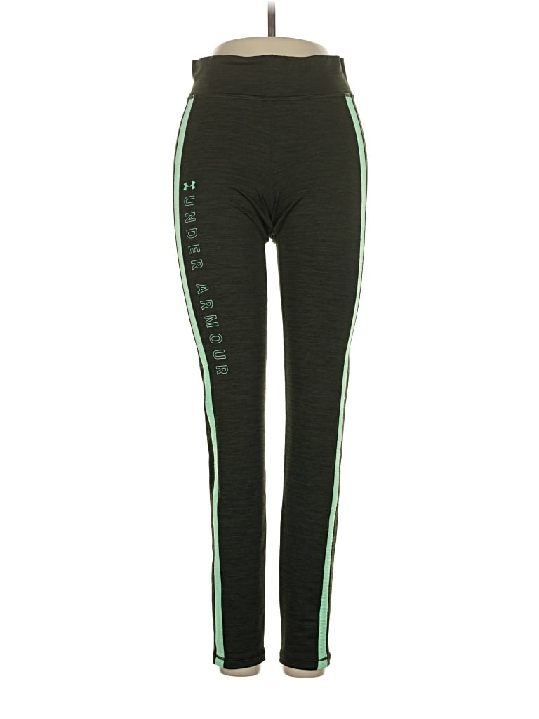 Pre-owned Under Armour Active Pants In Green
