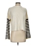 Aqua 100% Acrylic Stripes Ivory Turtleneck Sweater Size XS - photo 1