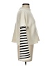Aqua 100% Acrylic Stripes Ivory Turtleneck Sweater Size XS - photo 4