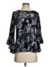 Amana Black 3/4 Sleeve Blouse Size S - photo 1