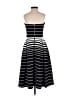 Nicholas Stripes Black Casual Dress Size 4 - photo 2