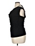 Dots 100% Polyester Black Sleeveless Blouse Size XL - photo 5